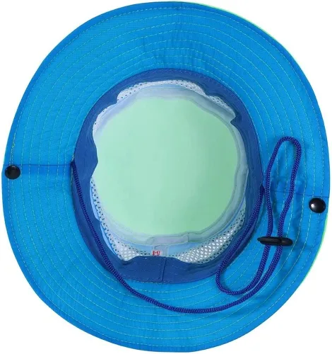 Vista 3 de Gcepls Sombrero plegable transpirable con protección solar para niños y niñas gorra de verano para la playa al aire libre