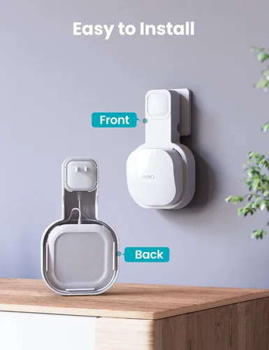 Vista 7 de DG-Direct Soporte de montaje en pared para eero 6 y eero 6+ Router Mesh Wi-Fi System, sin cables desordenados, soporte de montaje de pared para eero