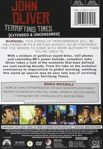 Vista 2 de John Oliver Terrifying Times