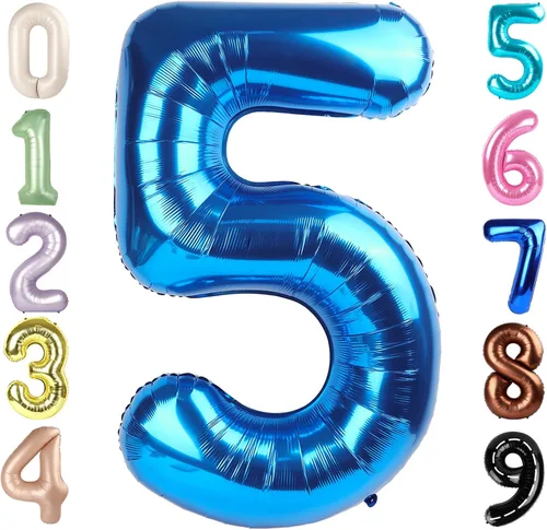 Vista 117 de Globos del números 0 de 40 pulgadas para formar los números 10, 20, 30, 40, 50, 60, 70, 80, 90, 100, para decoración de cumpleaños, bodas, eventos