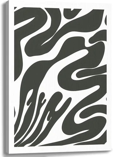 Vista 13 de Arte de pared retro hipster – Arte extraño en blanco y negro de los años 70 con ojos femeninos y labios – Impresión abstracta preppy – Decoración
