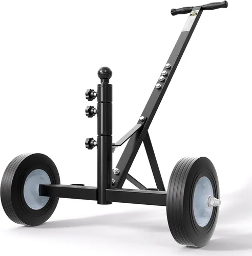 Vista 9 de MaxxHaul 70225 plataforma remolque con ruedas neumáticas de 12", 600 lb. de capacidad máxima