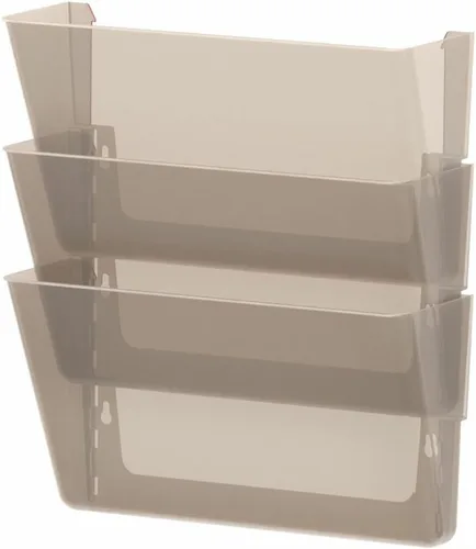 Vista 11 de Storex Archivadores de pared, tamaño legal, 16 x 10.55 x 4 pulgadas, transparentes, juego de 2 (70224A06C)