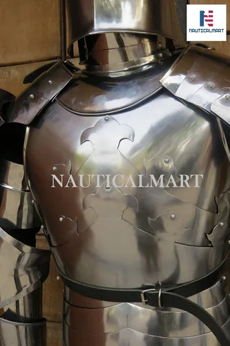 Vista 3 de NauticalMart Armadura gótica usable medio traje de armadura Medieval Times Reenactment Body Armour