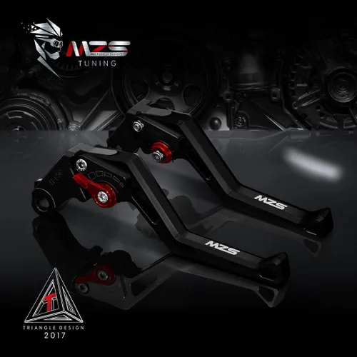 Vista 7 de MZS Palancas de freno de embrague de motocicleta cortas CNC negro compatible con YZF R1 2002-2003 / R6 1999-2004 / FZ1 Fazer 2001-2005 / R6S