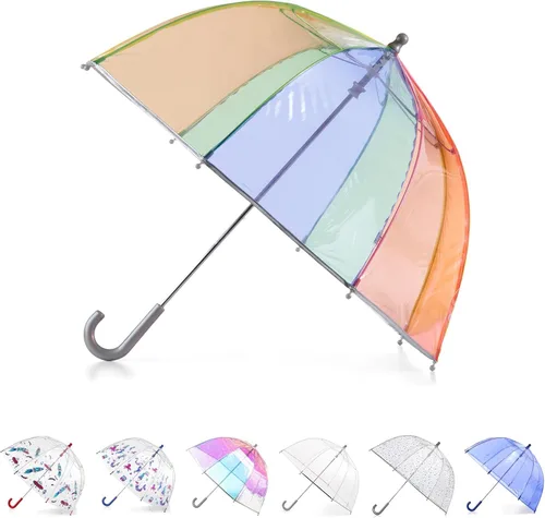 Vista 19 de Totes- Paraguas de burbujas transparente para niños con mango de fácil agarre), 2236N53