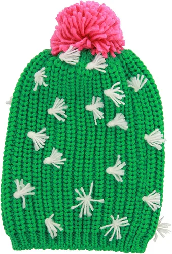 Vista 5 de Gorro holgado de punto de cactus