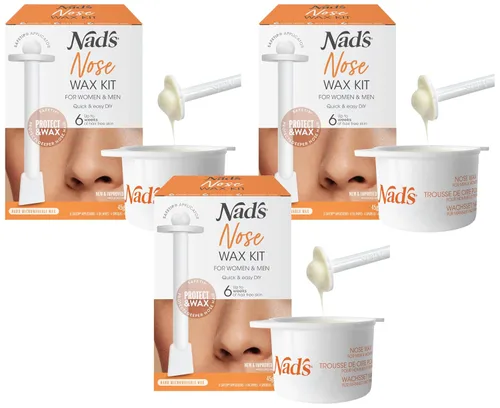 Vista 8 de Kit de cera nasal Nad's para hombres y mujeres - Kit de depilación para la depilación rápida y fácil del vello nasal, 1 unidad
