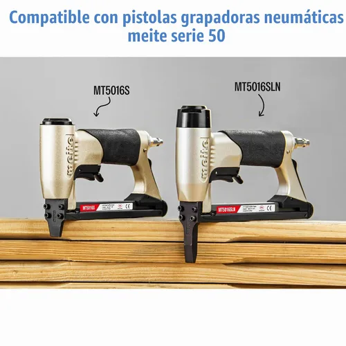 Vista 4 de meite Grapas de calibre 20, corona de 1/2 pulgada