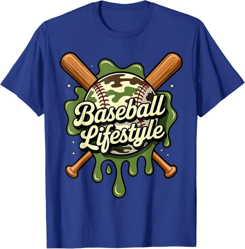 Vista 21 de Baseball Life Style 101 Apparel Youth Drip Baseball Boys Kid Camiseta