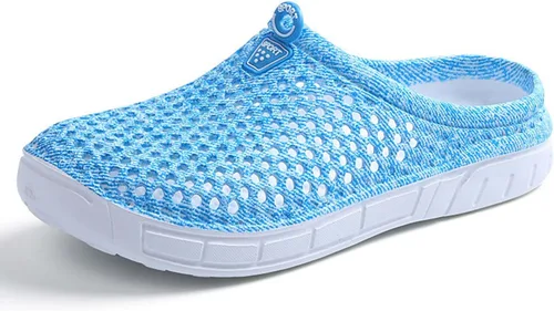 Vista 34 de CERYTHRINA Zuecos de jardín para mujeres, zapatos transpirables de secado rápido, sandalias, pantuflas, calzado de playa