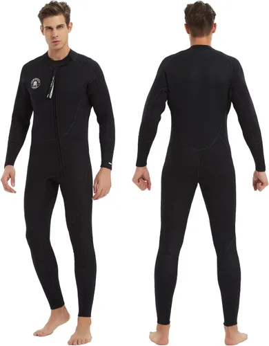 Vista 8 de Trajes de neopreno Lemorecn para hombre de 3/2 mm, traje de buceo de cuerpo entero Hombres 5/0.157 in Negro