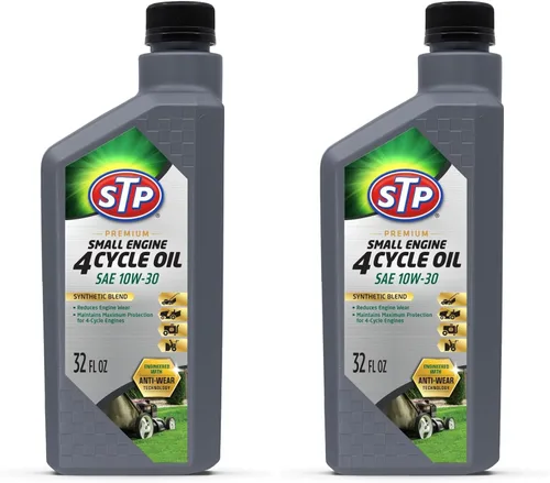 Vista 10 de STP Premium Aceite para motor pequeño de 4 ciclos, SAE10W-30 Aceite para motor pequeño, fórmula de cuidado del motor, reduce el desgaste