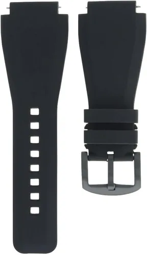 Vista 5 de Ewatchparts PULSERA DE CAUCHO DE SILICONA PARA MICHAEL KORS WATCH BLACK PVD HEBILLA