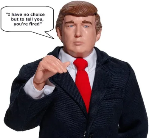 Vista 4 de Talking 12" J. Donald Trump "El aprendiz" coleccionable