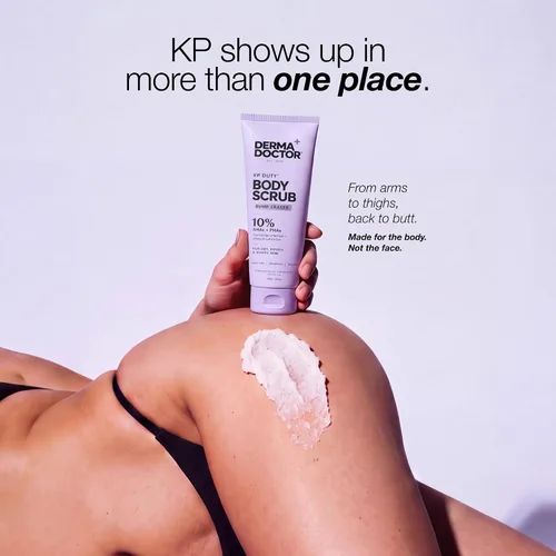 Vista 6 de DERMAdoctor KP Bump Eraser Body Scrub, 10% AHAs + PHAs, Rough & Bumpy Skin