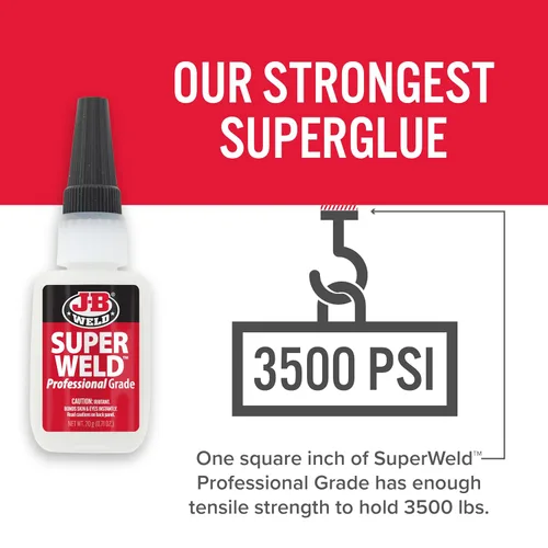 Vista 2 de J-B Weld 33120H SuperWeld - Pegamento transparente - 20 g