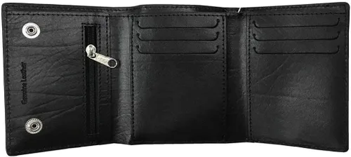 Vista 2 de Harley-Davidson B&S Biker Chain - Cartera de piel para hombre, color negro