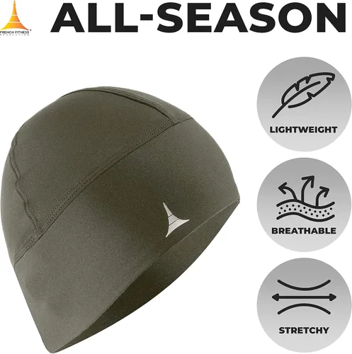 Vista 33 de Gorro para correr o forro para casco: máxima retención térmica y absorción de la humedad. Se ajusta debajo de cascos.