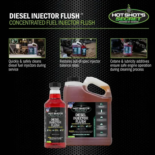 Vista 4 de Hot Shot's Secret Inyector Diesel Flush, 1 Galón