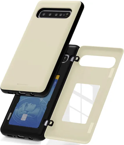 Vista 129 de GOOSPERY Funda tipo cartera para Samsung Galaxy S22 Ultra, [tarjetero] parachoques magnético de puerta con cierre automático, cubierta protectora