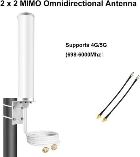 Vista 2 de Antena MIMO de conector SMA/TS9 de banda ancha 4G LTE 5G para Netgear Nighthawk M5 M6 M6 Pro M7 Pro Aumenta el rendimiento de 4G/5G Verizon AT&T