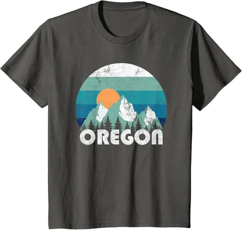 Vista 80 de Oregon State Retro Vintage Camiseta