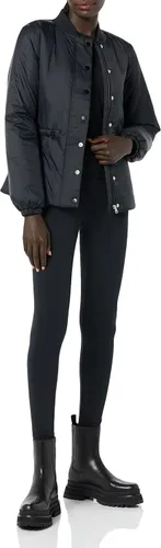 Vista 3 de Tienda Essentials Chaqueta bomber acolchada en la cintura para mujer
