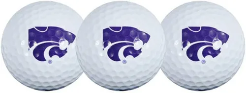 Vista 7 de Juego de 3 pelotas de golf universitarias