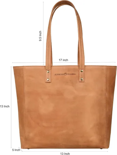 Vista 2 de ANTONIO VALERIA Alexis - Bolso de cuero con asa superior para mujer