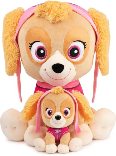 Vista 7 de GUND - Peluche oficial de Skye de Paw Patrol, la caricatura de éxito, animal de peluche para edades de 1 año en adelante, 16.5 pulgadas