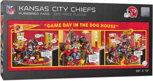 Vista 13 de YouTheFan NFL Game Day in The Dog House - Rompecabezas de 1000 piezas