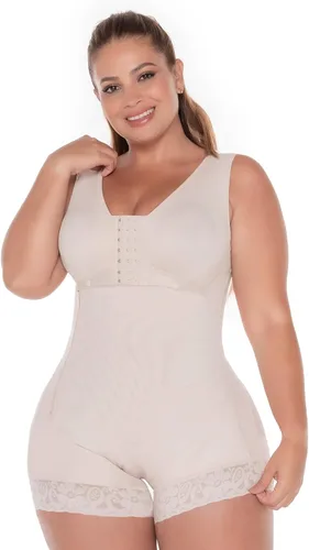 Vista 7 de FAJAS DISENOS D'PRADA Faja Colombiana 053 - Body de alta compresión para control de abdomen, ropa de compresión