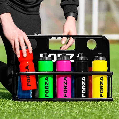 Vista 6 de FORZA Portabotellas plegable Portátil y duradero soporte para 10 botellas para equipos deportivos, gimnasios y actividades al aire libre – Fácil