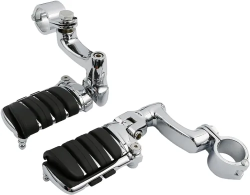 Vista 35 de TCT-MOTORPARTS Soportes de clavijas de pie de barra de carretera negro para Harley Touring 22/25/32/1.378 in