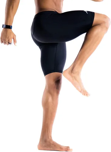 Vista 2 de CompressionZ Pantalones cortos de compresión para hombre, ropa interior deportiva de compresión de elastano