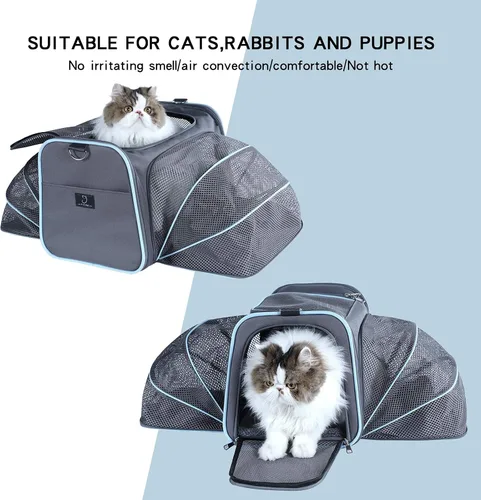 Vista 8 de A 4 Pet Airline Approved Cat Carrier, Soft-Sided, Washable, for Cats