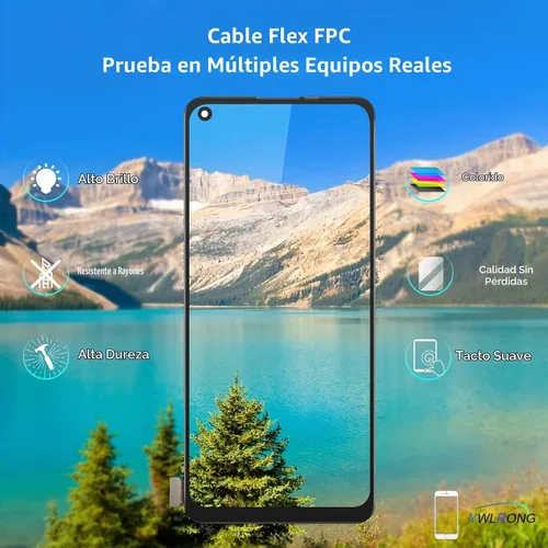 Vista 5 de Reemplazo de pantalla para OnePlus Nord N20 5G pantalla LCD táctil digitalizador Asamblea con kit (negro)