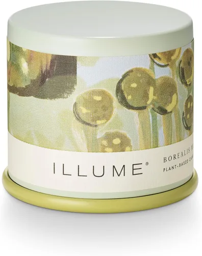 Vista 23 de Illume, Vela Leche de Coco Mango Demi Vanity Tin 3 onzas