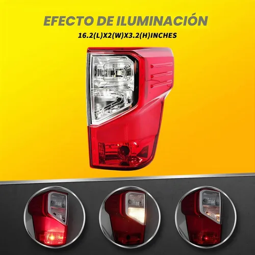 Vista 5 de Conjunto de luz trasera derecha compatible con Titan XD 2016-2023