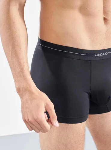 Vista 5 de DAVID ARCHY Calzoncillos bóxer para hombre, paquete de ropa interior sin costuras, bolsa de soporte suave sin bragueta