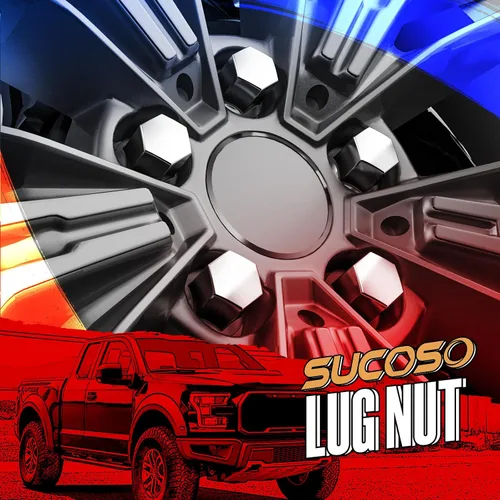 Vista 4 de Tuerca de llanta OEM 9/16-18 para ruedas Dodge Ram 1500 Dakota Durango, 20 piezas 9/16 One Piece Design Lug Nuts for Chrysler Aspen Mitsubishi