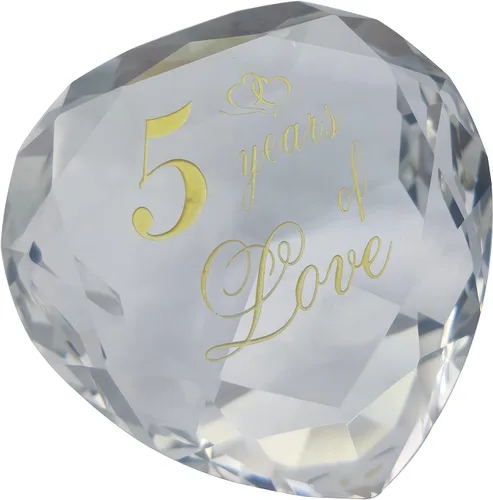 Vista 13 de Regalos de cristal de aniversario de 1 año para ella y él, primera boda para marido, esposa, novio o novia, regalo de aniversario de un año