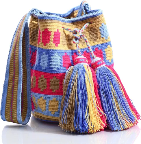 Vista 2 de WYOU Designer Collection Hobo Bag Wayuu Crochet, Medium