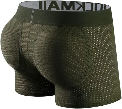 Vista 5 de JOCKMAIL Boxeador de malla para hombre con espalda acolchada para hombre con almohadilla para la cadera