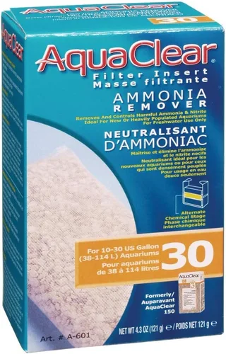 Vista 8 de Aqua Clear AquaClear 20 Insertos para remover amoníaco, medios de repuesto para filtro de acuario, A596