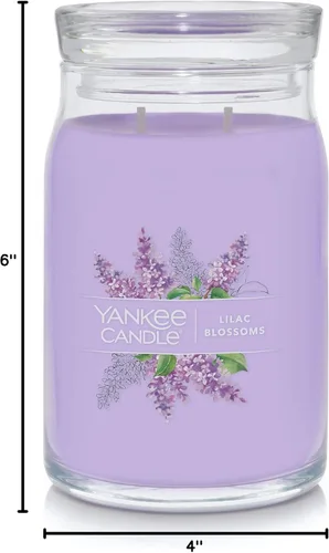 Vista 7 de Yankee Candle Lilac Blossoms Signature - Vela en frasco grande