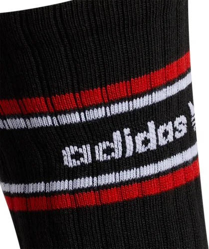 Vista 3 de adidas Originals Mixed Graphics Cushioned Crew Socks (3-Pair)
