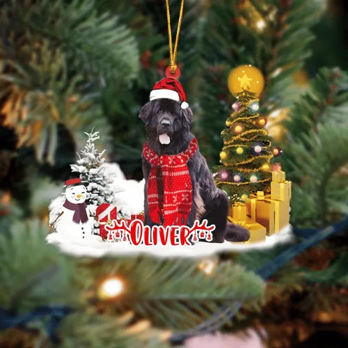 Vista 122 de NAZENTI Adorno personalizado de gato abisinio con árbol de pino, adorno de Navidad personalizado para perros amantes de las mascotas, colgante