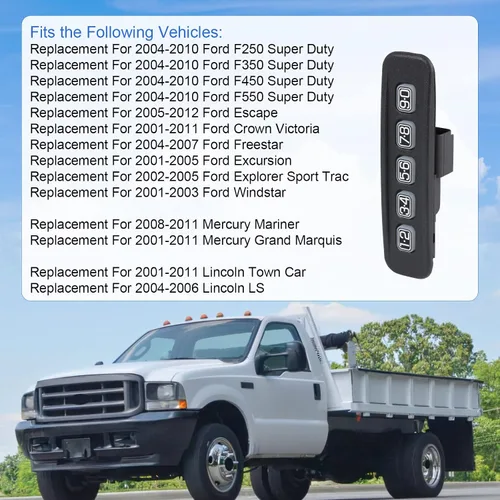 Vista 4 de DICMIC Teclado de entrada sin llave para puerta compatible con Ford F250 F350 F450 F550 Super Duty 2004-2010 Ford Escape 2005-2012 Mercury Mariner